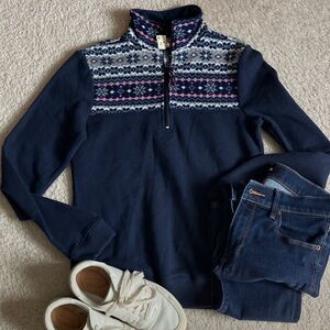 Prince & Fox Blue and Pink Sweater sz xs